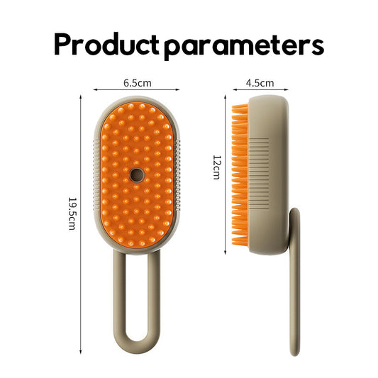 4-in-1 Cat & Dog Electric Pet Steam Brush