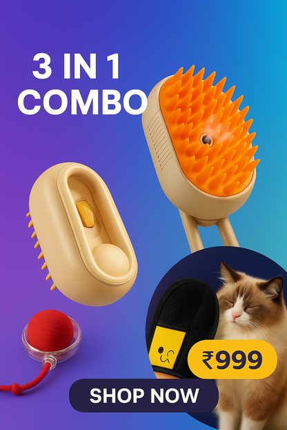 PawCare 3-in-1 Ultimate Grooming Combo🐾