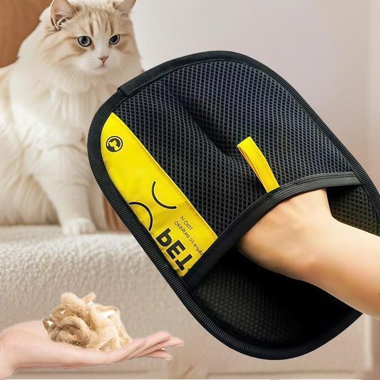 Reusable Electrostatic Pet Hair Removal Glove for Cats, Dogs Buy1 Get 1Free